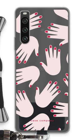 Hands pink