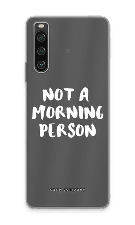 Morning person