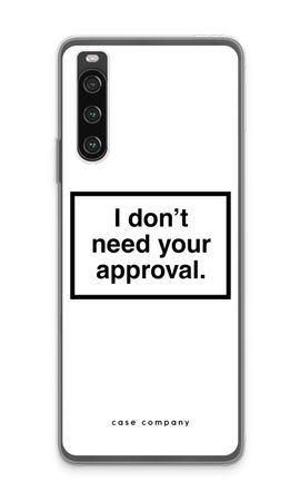 Don't need approval