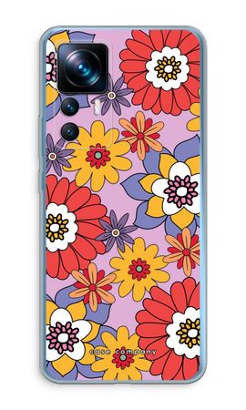 Retro Flowers - Purple