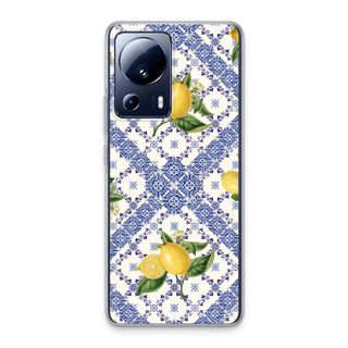 Blue tiles and lemons