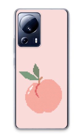 Stitched Peach
