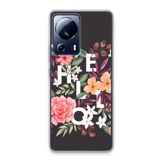 Hello in flowers