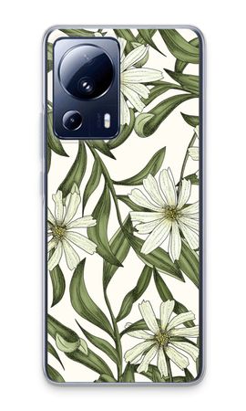 White flower pattern