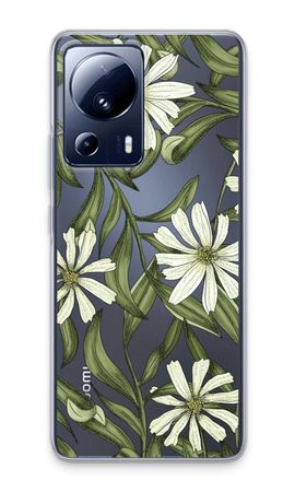 White flower pattern