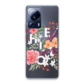 Hello in flowers