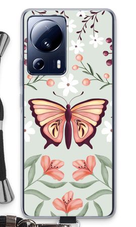 Butterfly in a floral world
