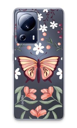 Butterfly in a floral world
