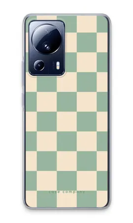 Checkered Mint, Xiaomi 13 Lite weiche Hülle