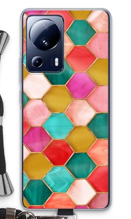 Hexagons in stained glass