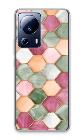 Hexagons in stained glass