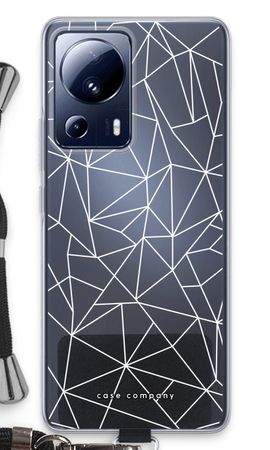 Geometric lines white