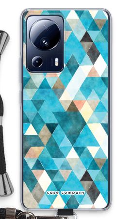 Coloured triangles blue