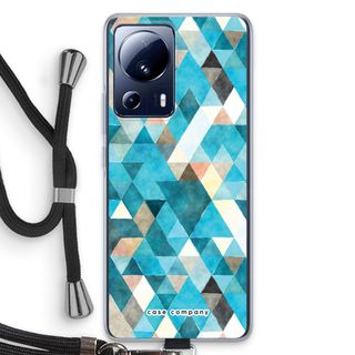 Coloured triangles blue