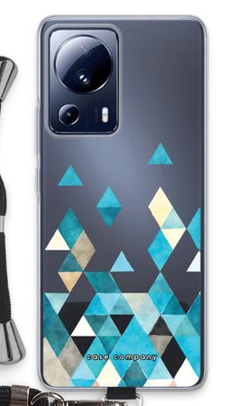 Coloured triangles blue