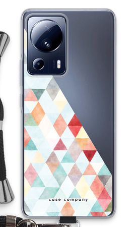 Coloured triangles pastel