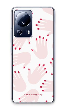 Hands pink