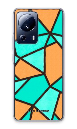 Stained glass - Orange