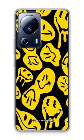 Melting smiley - Yellow