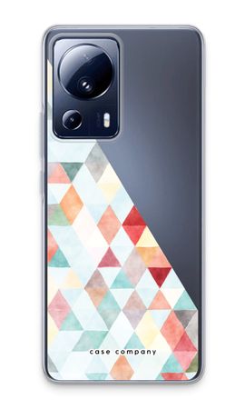 Coloured triangles pastel