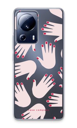 Hands pink