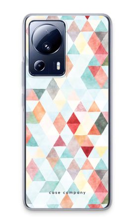 Coloured triangles pastel