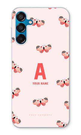 Rosy Butterflies Monogram