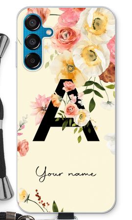 Flirty Flowers Monogram