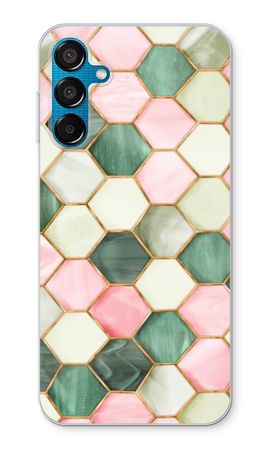 Hexagons in stained glass