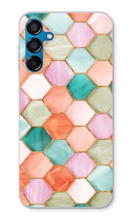 Hexagons in stained glass