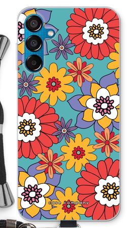 Retro Flowers - Blue