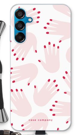 Hands pink