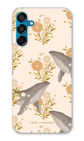 Floral Whales, Samsung Galaxy M15 weiche Hülle