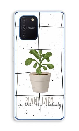 Houseplant on windowpane