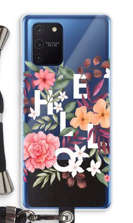 Hello in flowers