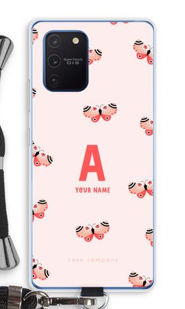 Rosy Butterflies Monogram