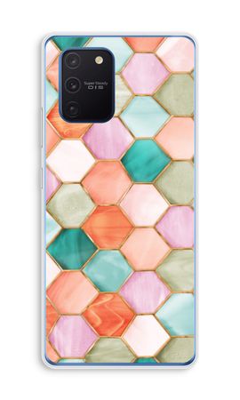 Hexagons in stained glass