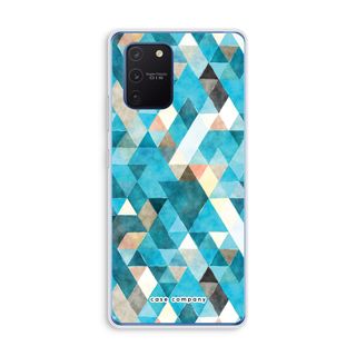Coloured triangles blue