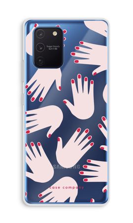 Hands pink