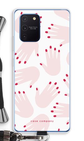 Hands pink