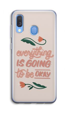 Optimistic flower girl