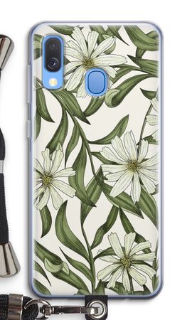 White flower pattern