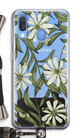 White flower pattern