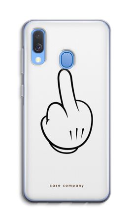 Middle finger white