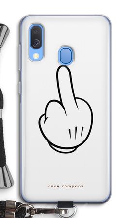 Middle finger white