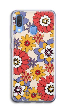 Retro Flowers - Yellow