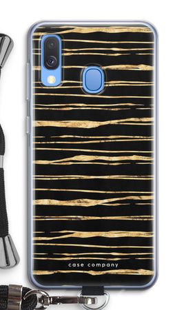 Goldfarbene Streifen