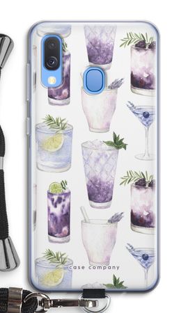 Violet cocktails