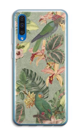 Tropical jungle parrot