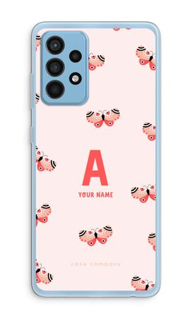 Rosy Butterflies Monogram